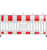 Construction barrier Euro Barrier - white-red - 1100 x 2100 mm