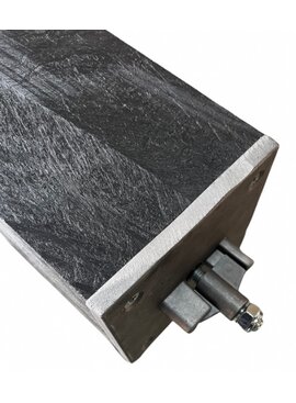 Diamantkoppaal uit  kunststof - zwart - uitneembaar