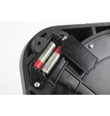 Heavy duty collapsible traffic  cone with integrated LED