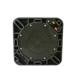 Heavy duty collapsible traffic  cone with integrated LED