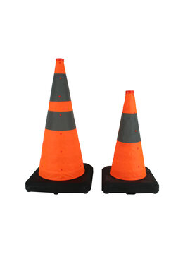 Cône de signalisation pliable
