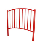 Barrière école SPW rouge RAL 3020
