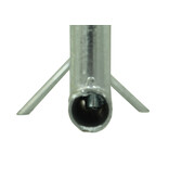 Koppelbaar fiets nadarhek 2000 x 1100 mm - gegalvaniseerd