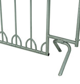 Koppelbaar fiets nadarhek 2000 x 1100 mm - gegalvaniseerd