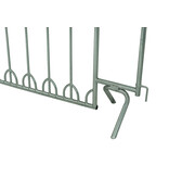 Koppelbaar fiets nadarhek 2000 x 1100 mm - gegalvaniseerd