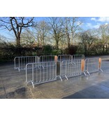 Koppelbaar fiets nadarhek 2000 x 1100 mm - gegalvaniseerd