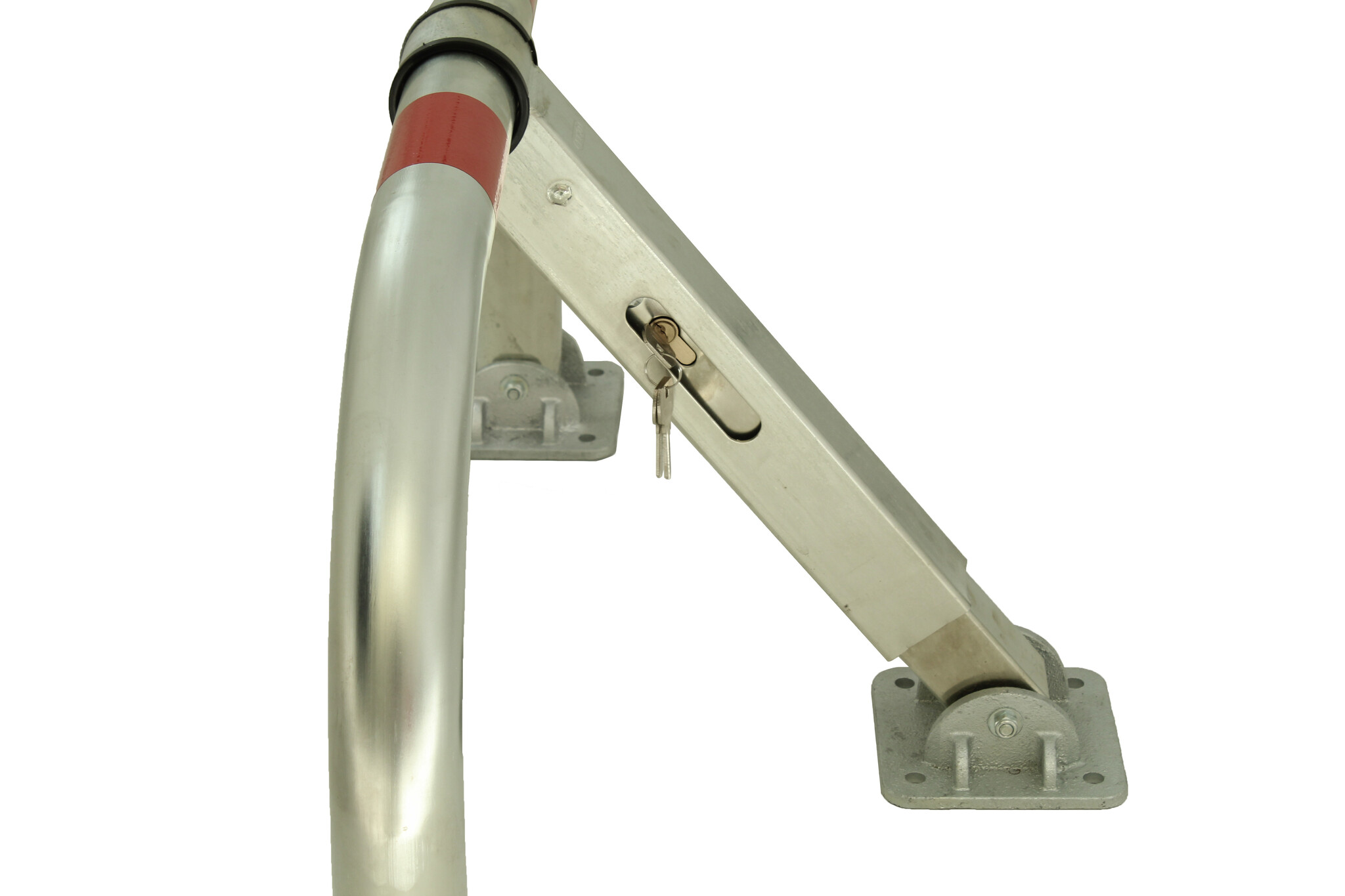 Arceau de parking 'Stopblock50' avec serrure cylindrique + clés universelles