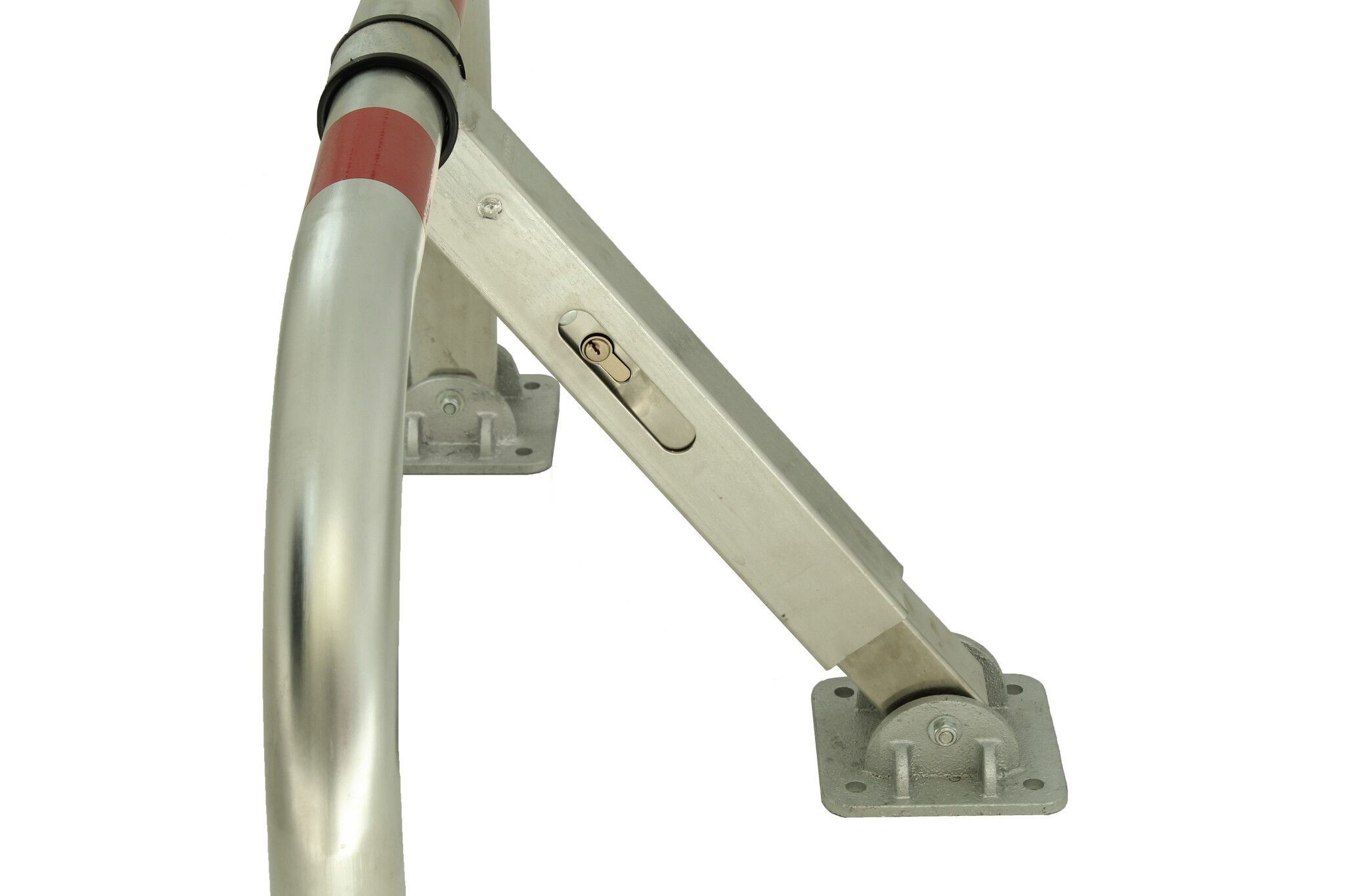 Arceau de parking 'Stopblock50' avec serrure cylindrique + clés universelles