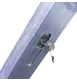 Arceau de parking 'Stopblock50' avec serrure cylindrique + clés universelles