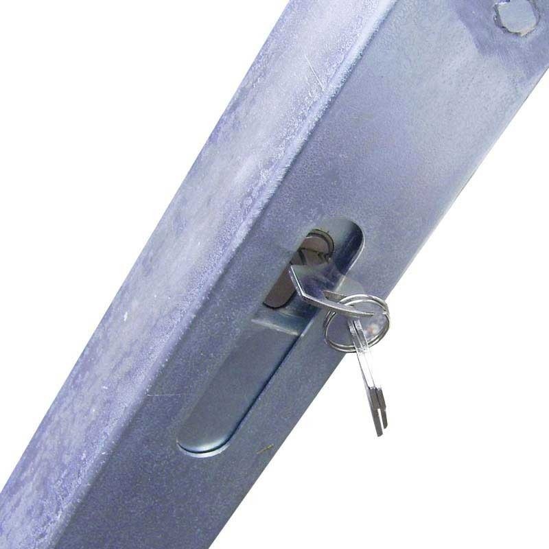 Parking bracket 'Stopblock50' with cylinder lock + universal keys