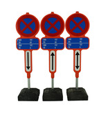 Temporary parking prohibition - PEHD - with reflective film