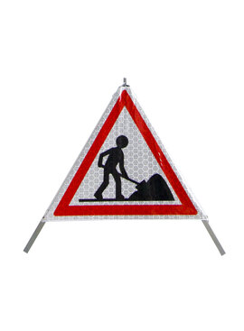 Folding traffic sign 'TRIPAN' - face A31 - WORK IN PROGRESS