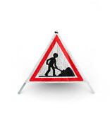 Folding traffic sign 'TRIPAN' - face A31 - WORK IN PROGRESS - foldable