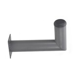 Wall bracket Ø76 mm with L-profile for mirrors - Fixed
