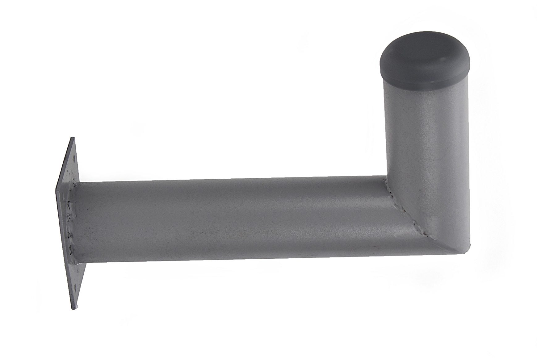 Wall bracket Ø76 mm with L-profile for mirrors - Fixed