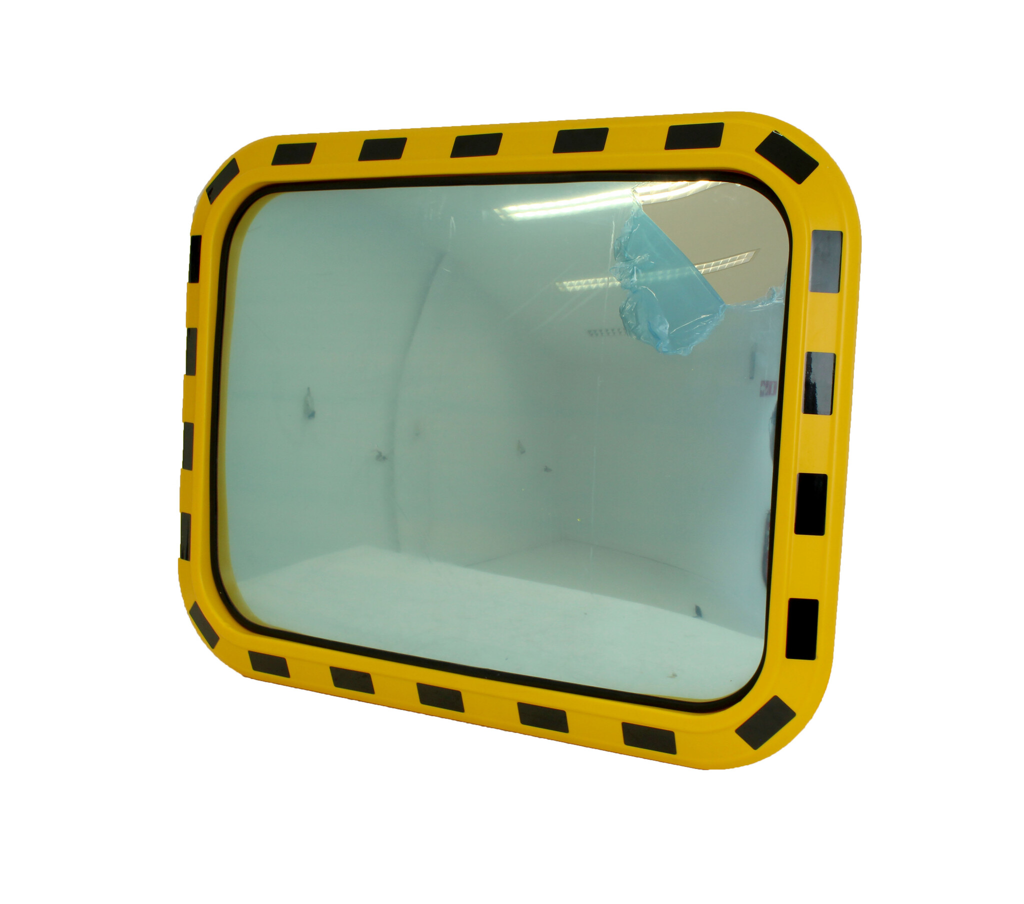 Traffic mirror Caravaggio  yellow/black - 600 x 800 mm
