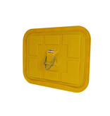 Miroir de circulation Caravaggio  jaune/noir - 600 x 800 mm