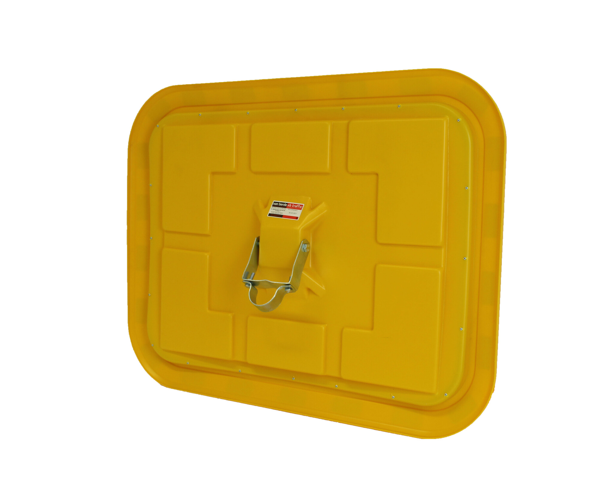 Traffic mirror Caravaggio  yellow/black - 600 x 800 mm