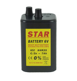 Blokbatterij 4R25 6V STAR voor werflichten