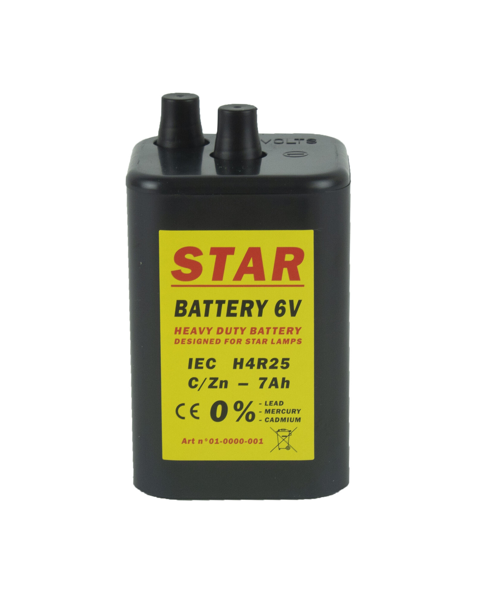 Battery 4R25 6V STAR for warning lights