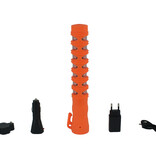LED Traffic baton - orange - rechargeable