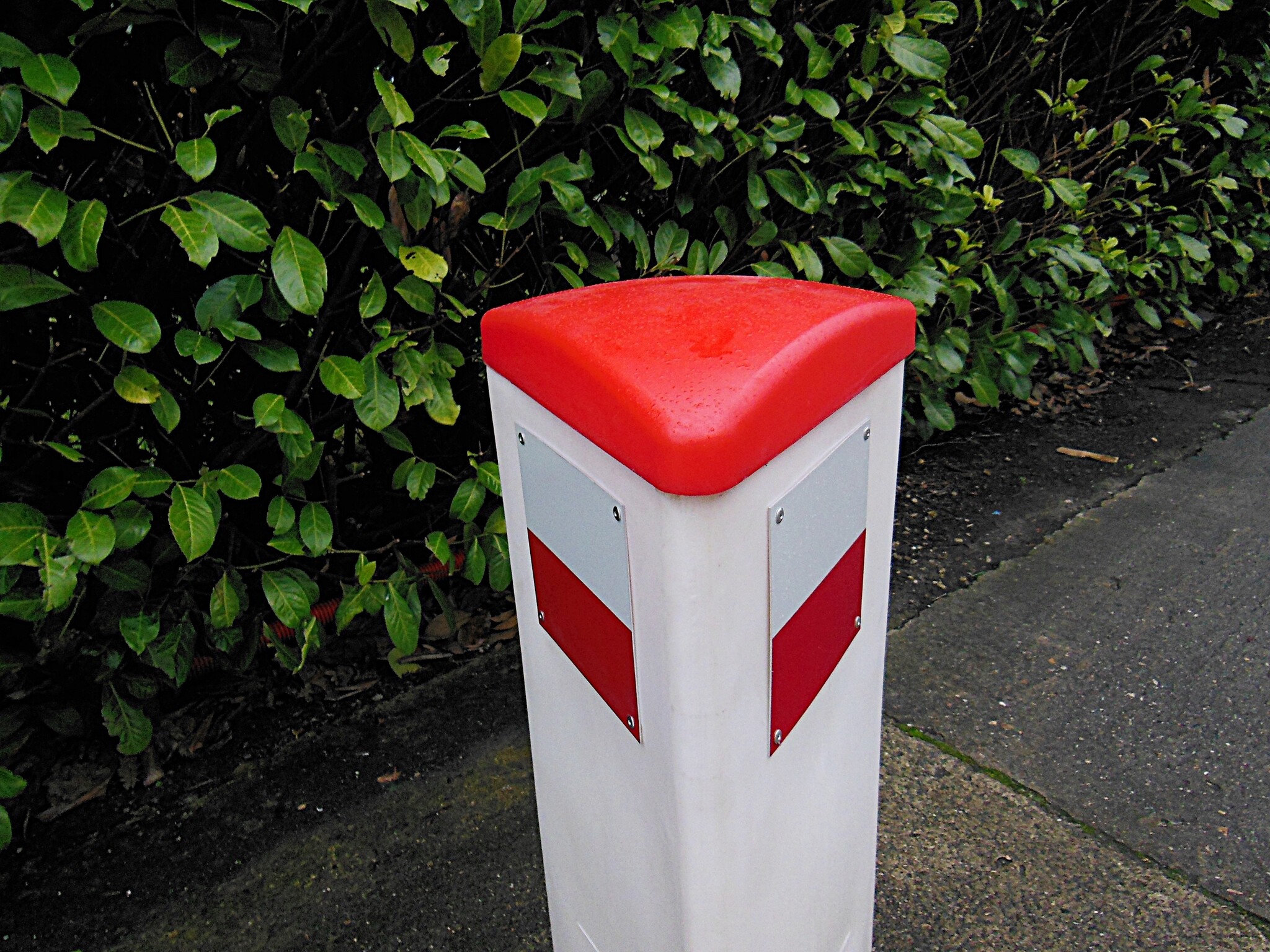 Plastic PEHD kilometer marker