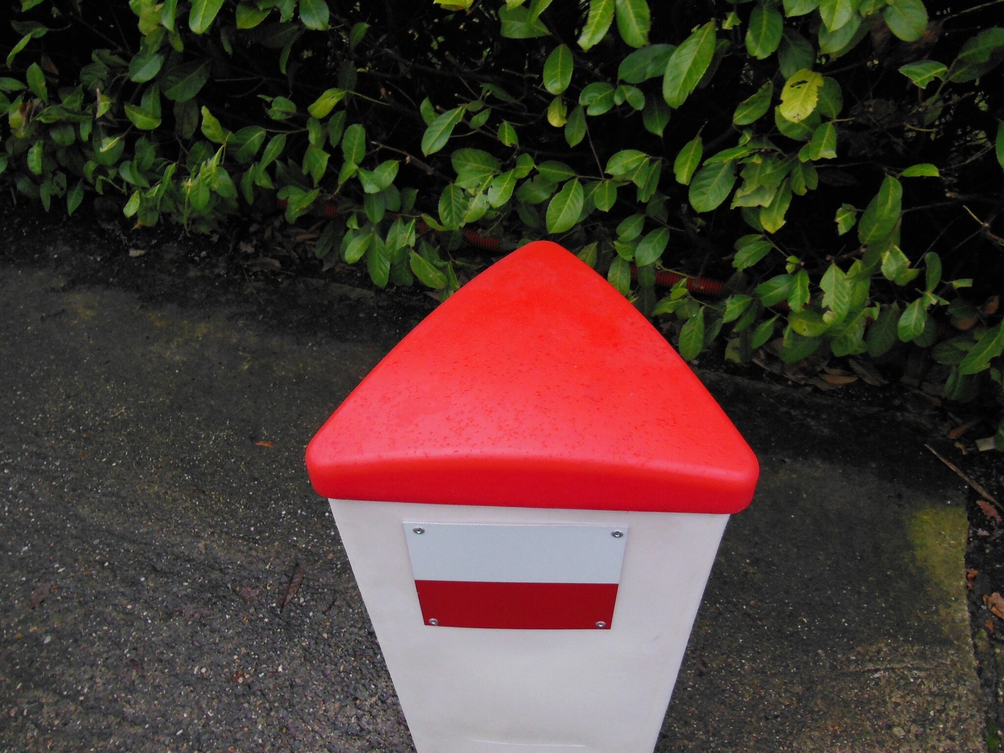 Plastic PEHD kilometer marker