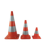 PVC traffic cone 75 cm - Class 2