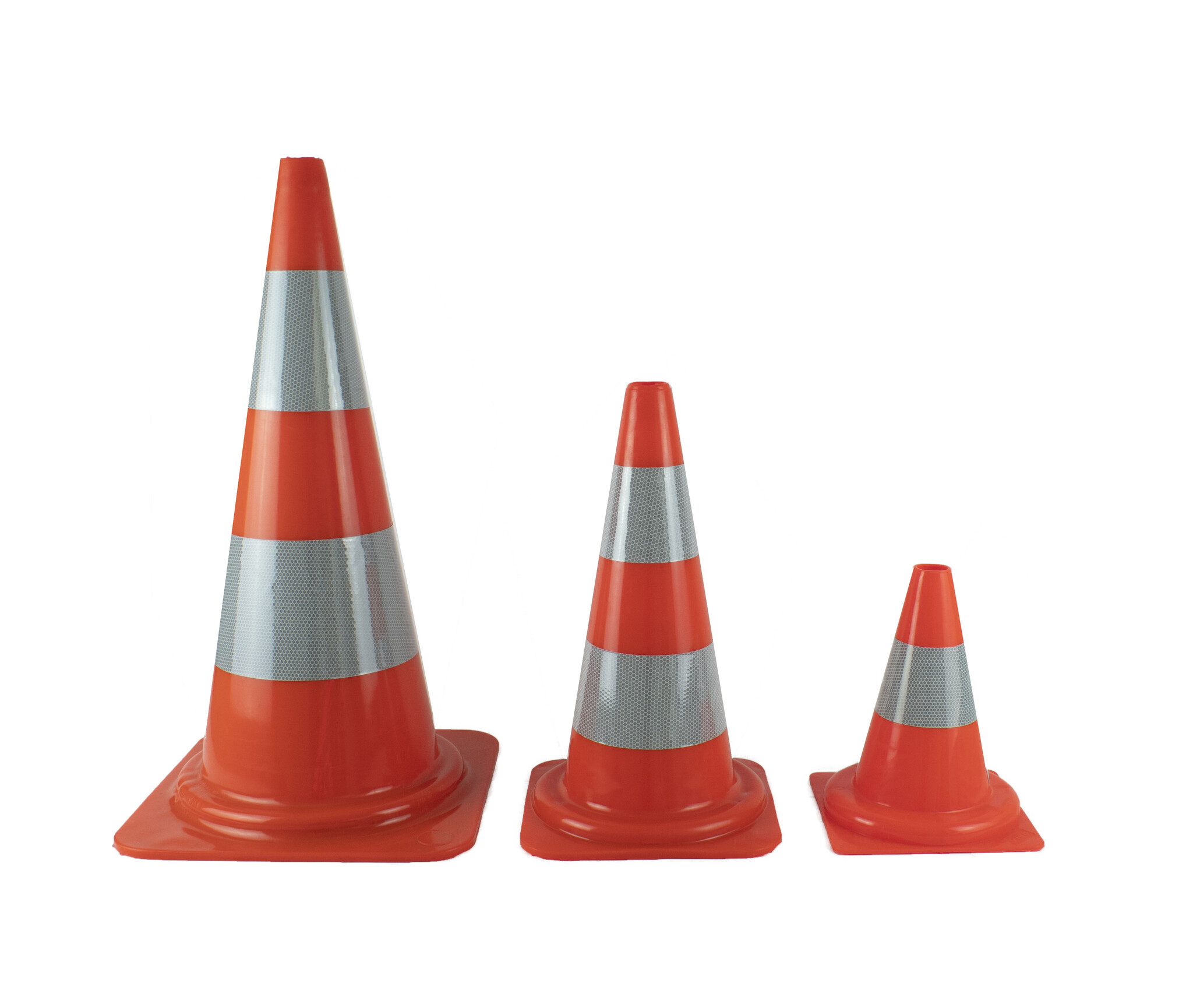 PVC traffic cone 75 cm - Class 2