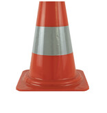 Cône de signalisation 75 cm PVC - Classe 2