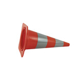 Cône de signalisation 75 cm PVC - Classe 2