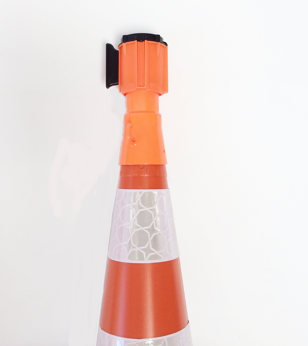 Barrier belt unit for traffic cone 100 mm x 3 m - red/white