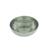 Plot - réflecteur de route en verre trempé - blanc - diamètre 100 mm - hauteur 45 mm