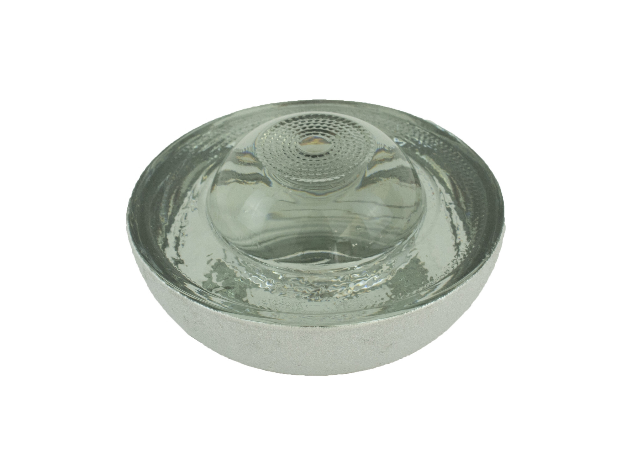 Glasbolreflector- Wit - diameter 100 mm - hoogte 45 mm