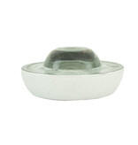 Plot - réflecteur de route en verre trempé - blanc - diamètre 100 mm - hauteur 45 mm