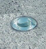 Glass globe reflector - White - diameter 100 mm - height 45 mm