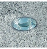 Glasbolreflector- Wit - diameter 100 mm - hoogte 45 mm