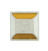 Double-sided aluminium epoxy roadstud yellow/yellow