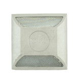 Double-sided aluminium epoxy roadstud white/white