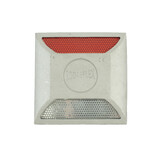 Double-sided aluminium epoxy roadstud red/white