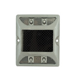 Flashing solar roadstud white/white