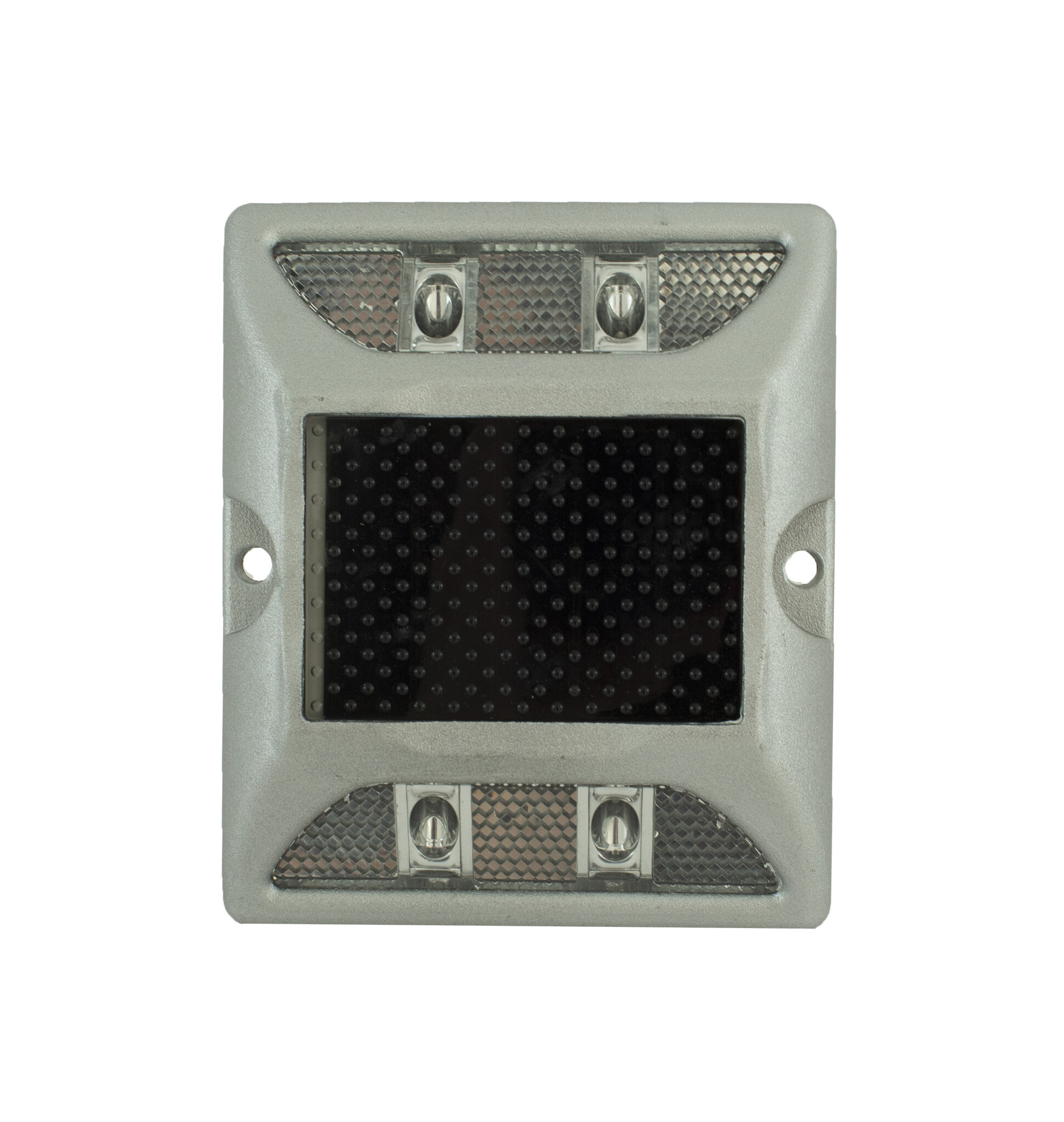 Plot solaire encastré clignotant blanc/blanc