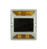 Flashing solar roadstud yellow/yellow