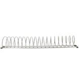 Bicycle stand spiral 'Velostand' - stainless steel