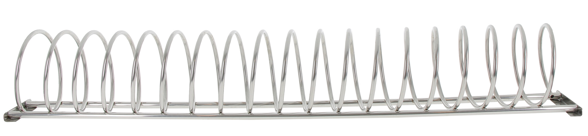 Bicycle stand spiral 'Velostand' - stainless steel
