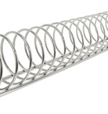 Bicycle stand spiral 'Velostand' - stainless steel
