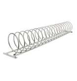 Bicycle stand spiral 'Velostand' - stainless steel