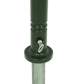 Sidewalk post Antique - 900 x 80 mm - RAL 6009 - removable