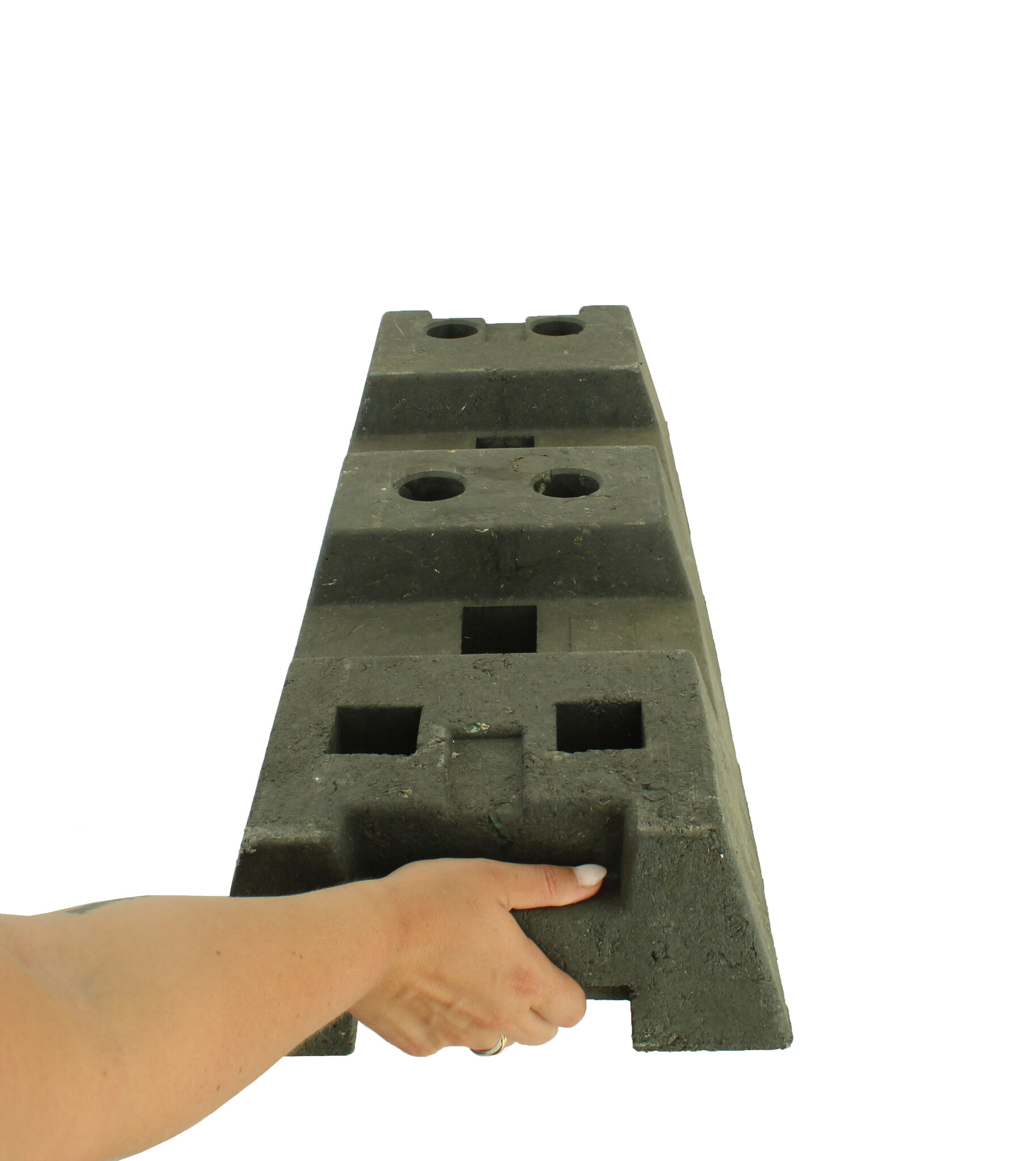 Socle pour clôtures de chantier - 16 kg (HERAS)