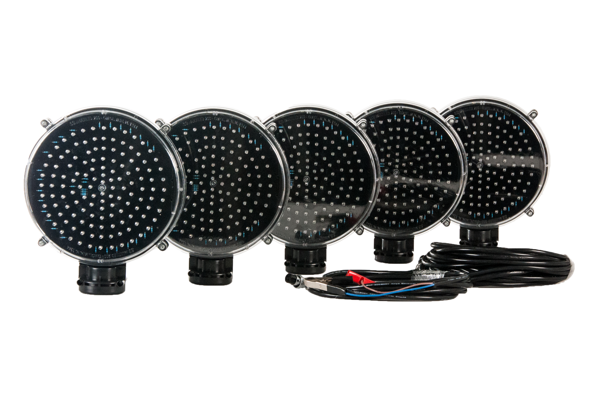 Set 5 sequantial warning lights (class L8H EN 12352)